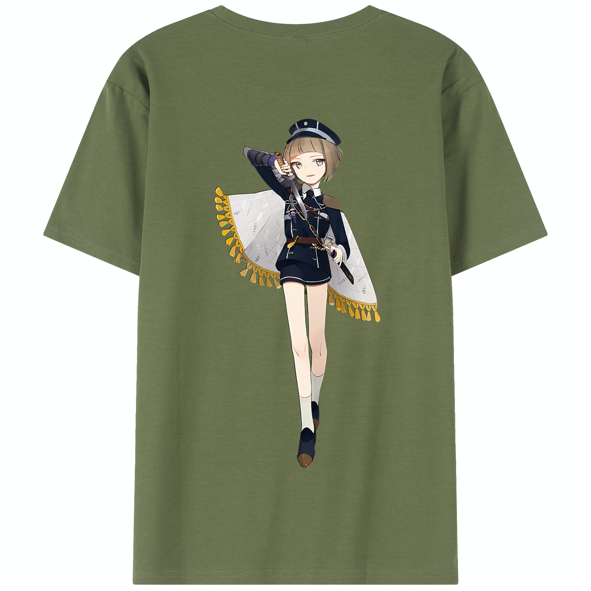 （画像用） 刀剣乱舞 Touken Ranbu 綿100％半袖Tシャツ（背面プリント）
